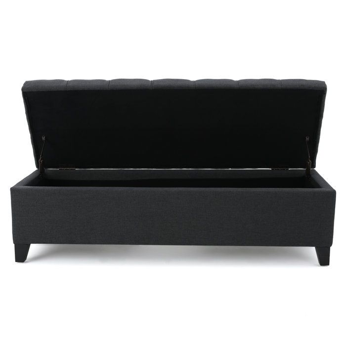 Red Barrel Studio® Amalfi Upholstered Flip Top Storage Bench & Reviews Wayfair